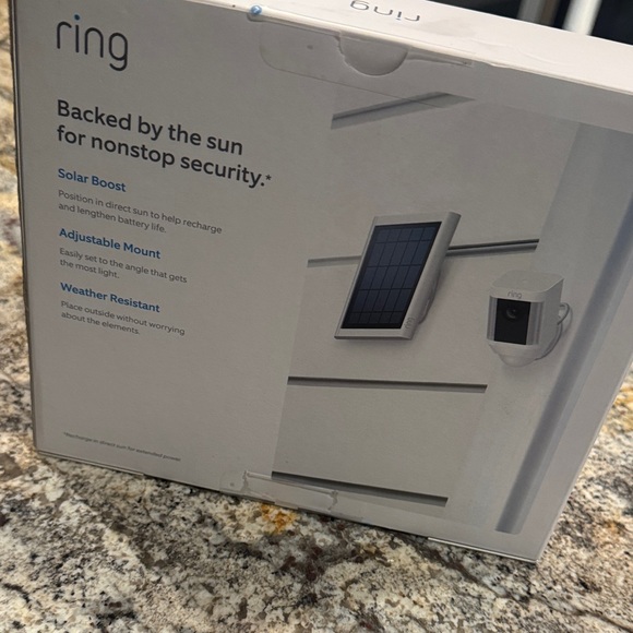 Ring Stick Up Cam Battery AND solar panel! Brand new! - Picture 5 of 5